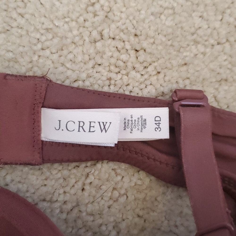 EUC J. Crew everyday underwire T-shirt bra - Picture 3 of 3